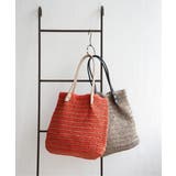 雑材縦長トートバッグ | ikka  | 詳細画像7 