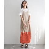 雑材縦長トートバッグ | ikka  | 詳細画像16 