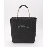 撥水ロゴ刺繍ロープトートバッグ | ikka  | 詳細画像11 