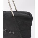 撥水ロゴ刺繍ロープトートバッグ | ikka  | 詳細画像17 