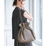 モカ | 【軽量】撥水合皮巾着トートバッグ | ikka 