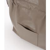 【軽量】撥水合皮巾着トートバッグ | ikka  | 詳細画像11 