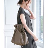 【軽量】撥水合皮巾着トートバッグ | ikka  | 詳細画像2 