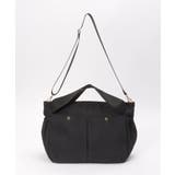 ブラック | 撥水ナイロン2WAYショルダーバッグ | ikka 