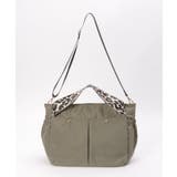 カーキ | 撥水ナイロン2WAYショルダーバッグ | ikka 