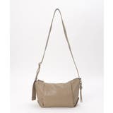 オリーブ | 撥水合皮ハーフムーンミニショルダーバッグ | ikka 