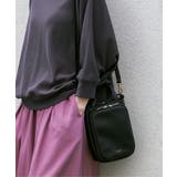 ブラック | 合皮2WAYミニショルダーバッグ | ikka