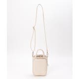 オフホワイト | 合皮2WAYミニショルダーバッグ | ikka