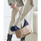 【雑誌InRed1月号掲載】バイカラー2WAYジップショルダーバッグ | ikka  | 詳細画像6 