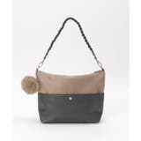 【雑誌InRed1月号掲載】バイカラー2WAYジップショルダーバッグ | ikka  | 詳細画像26 