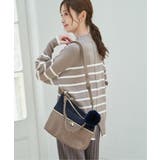 【雑誌InRed1月号掲載】バイカラー2WAYジップショルダーバッグ | ikka  | 詳細画像3 