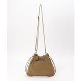 カーキ | 【雑誌InRed11月号掲載】PUパフ巾着ショルダーバッグ【軽量】 | ikka 