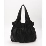 ブラック | 【軽量】PUバルーンバッグ | ikka