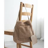 ベージュ | プードルエコファーショルダーバッグ  | ikka 