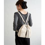 【2WAY／軽量】撥水リュックショルダーバッグ | ikka  | 詳細画像4 