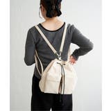 【2WAY／軽量】撥水リュックショルダーバッグ | ikka  | 詳細画像5 