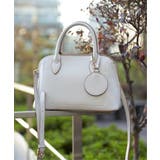 合皮2WAYボストンミラー付きトートバッグ | ikka  | 詳細画像11 