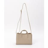 ベージュ | GOKU楽PUトートショルダーバッグ | ikka 