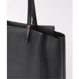 合皮A4三層トートバッグ | ikka  | 詳細画像8 