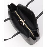 合皮A4三層トートバッグ | ikka  | 詳細画像10 