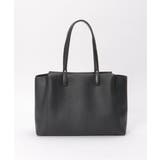 合皮A4三層トートバッグ | ikka  | 詳細画像3 