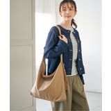 合皮タッセル付きビッグショルダーバッグ | ikka | 詳細画像3