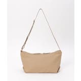 モカ | 合皮スクエア横型ショルダーバッグ | ikka 