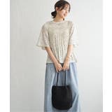 雑材ラメメッシュトートバッグ | ikka  | 詳細画像18 