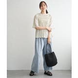 雑材ラメメッシュトートバッグ | ikka  | 詳細画像20 