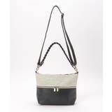 グレー | 雑材シート2WAYジップショルダーバッグ | ikka 