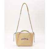 ベージュ | 撥水ロゴ入りミニトートバッグ | ikka 