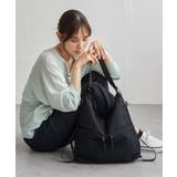 冷感&撥水ナイロンリュックショルダーバッグ | ikka  | 詳細画像4 
