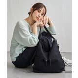 冷感&撥水ナイロンリュックショルダーバッグ | ikka  | 詳細画像5 
