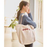 ボア刺繍BIGロープトートバッグ | ikka  | 詳細画像5 