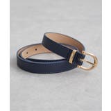 ネイビーブルー | プレーンベルト 18mm | ikka 