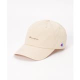 アイボリー | Champion チャンピオン ロゴ刺繍キャップ | ikka