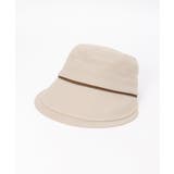 ベージュ | ツバ広キャスケット | ikka 