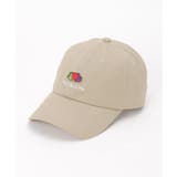 グレー | FRUIT OF THE LOOM フルーツオブザルーム ロゴ刺繍キャップ | ikka 