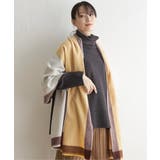 マルチブロッキングマフラー | ikka | 詳細画像3