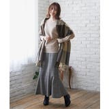 ブロックチェックマフラー | ikka  | 詳細画像2 