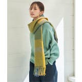 イエローケイ | ウォッシャブルマルチチェックマフラー | ikka 