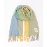 イエロー | ウォッシャブルマルチチェックマフラー | ikka 