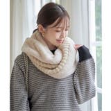 ベージュ | エコファーミックススヌード | ikka