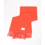 オレンジ | カシミヤタッチカラーマフラー  | ikka 