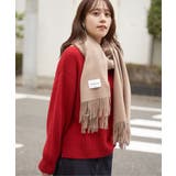 カシミヤタッチカラーマフラー  | ikka  | 詳細画像1 