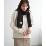 リブニットマフラー | ikka  | 詳細画像3 