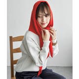 ニット三角マフラー【雑誌InRed11月号掲載】 | ikka  | 詳細画像25 