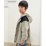 裏メッシュ胸切り替えマウンテンパーカー(110~160cm) | ikka | 詳細画像2