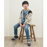 裏メッシュ胸切り替えマウンテンパーカー(110~160cm) | ikka | 詳細画像6