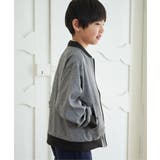【親子おそろい】リネンライクリブブルゾン(110~160cm) | ikka | 詳細画像3